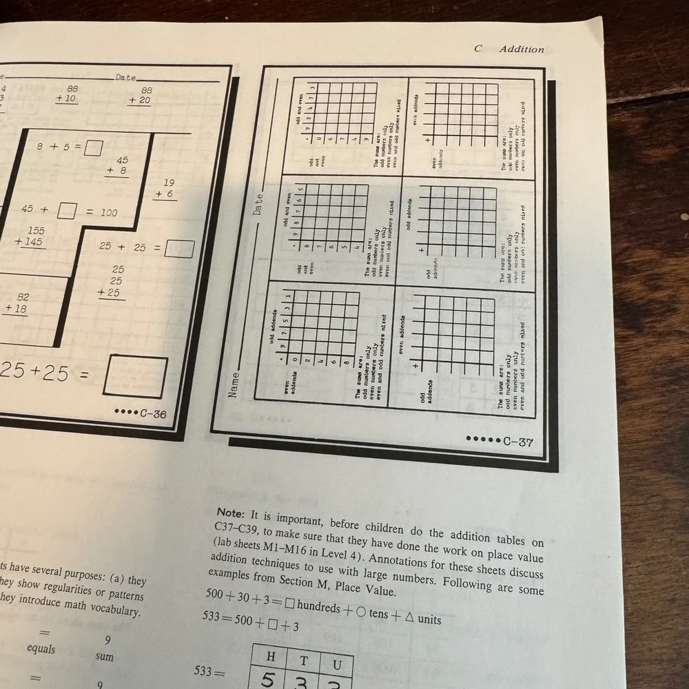 Miquon Math Lab Materials: The Yellow Book & Annotations‎ for Teacher